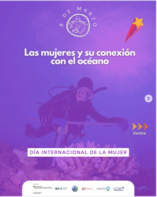 Portada de Las mujeres y su conexión con el océano 