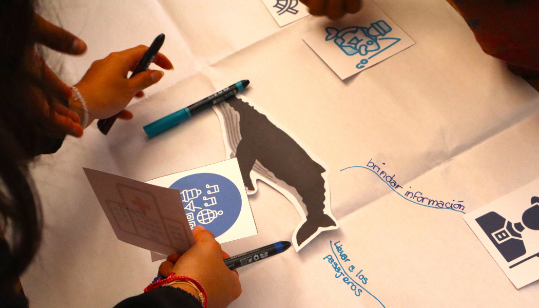 Papelografo actividad en taller